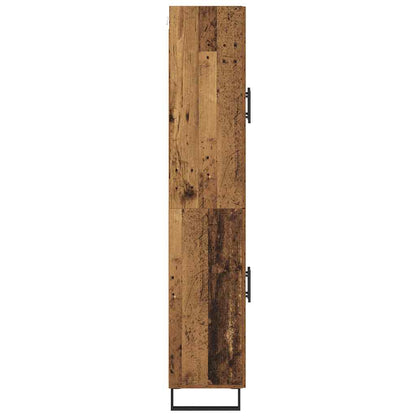 vidaXL Highboard Altholz 69,5 x 34 x 180 cm Holzwerkstoff