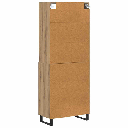 vidaXL Highboard 2 pcs Artisan-Eiche 69,5 x 34 x 180 cm