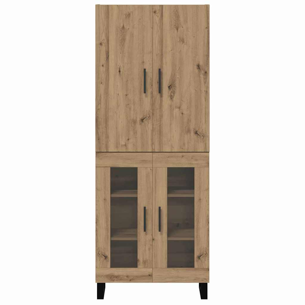 vidaXL Highboard 2 pcs Artisan-Eiche 69,5 x 34 x 180 cm