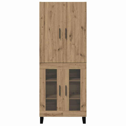 vidaXL Highboard 2 pcs Artisan-Eiche 69,5 x 34 x 180 cm