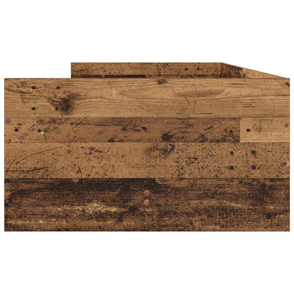 vidaXL Bettrahmen Altholz 90 x 190 cm Massives Kiefernholz