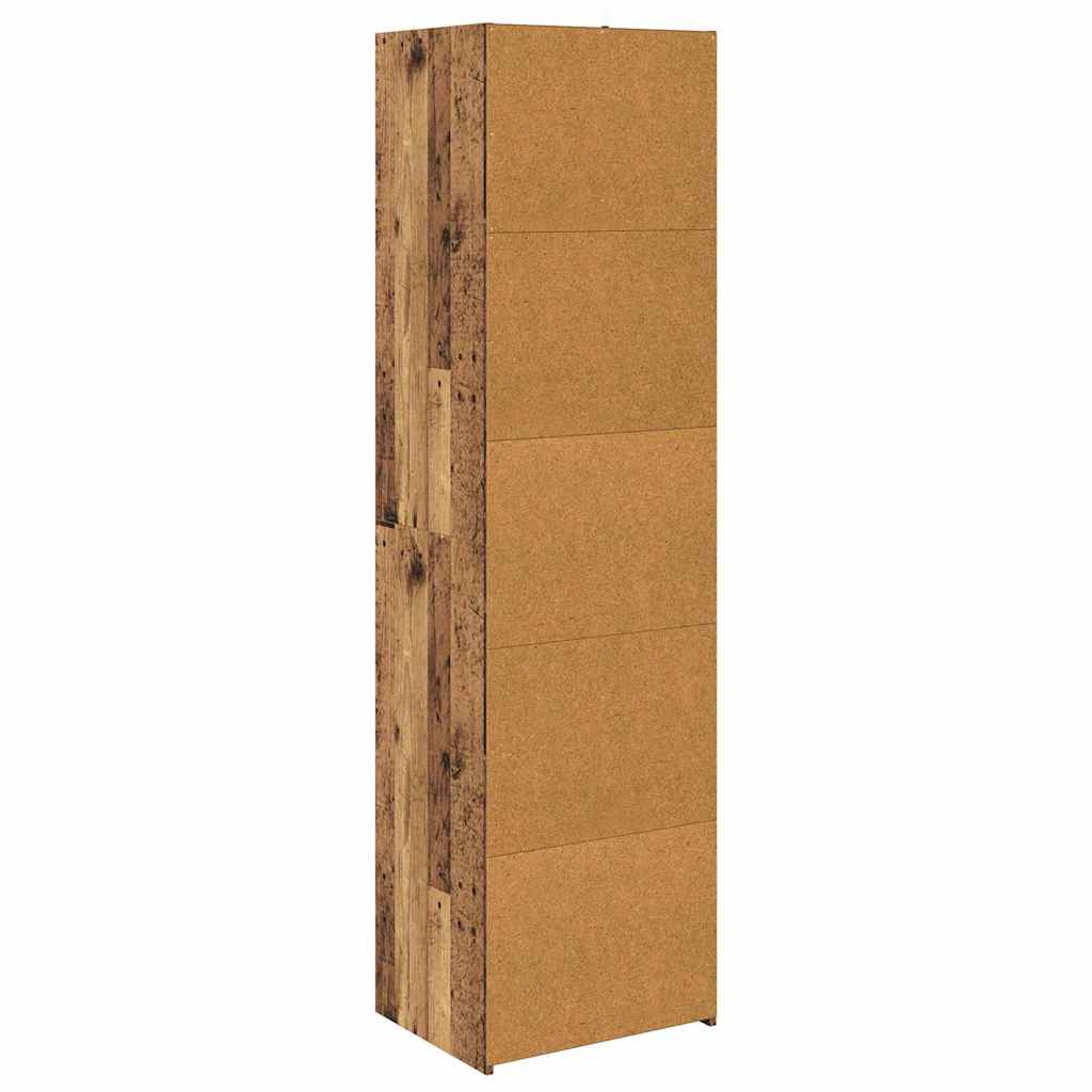 vidaXL Schrank Altholz 50 x 41 x 185 cm Holzwerkstoff