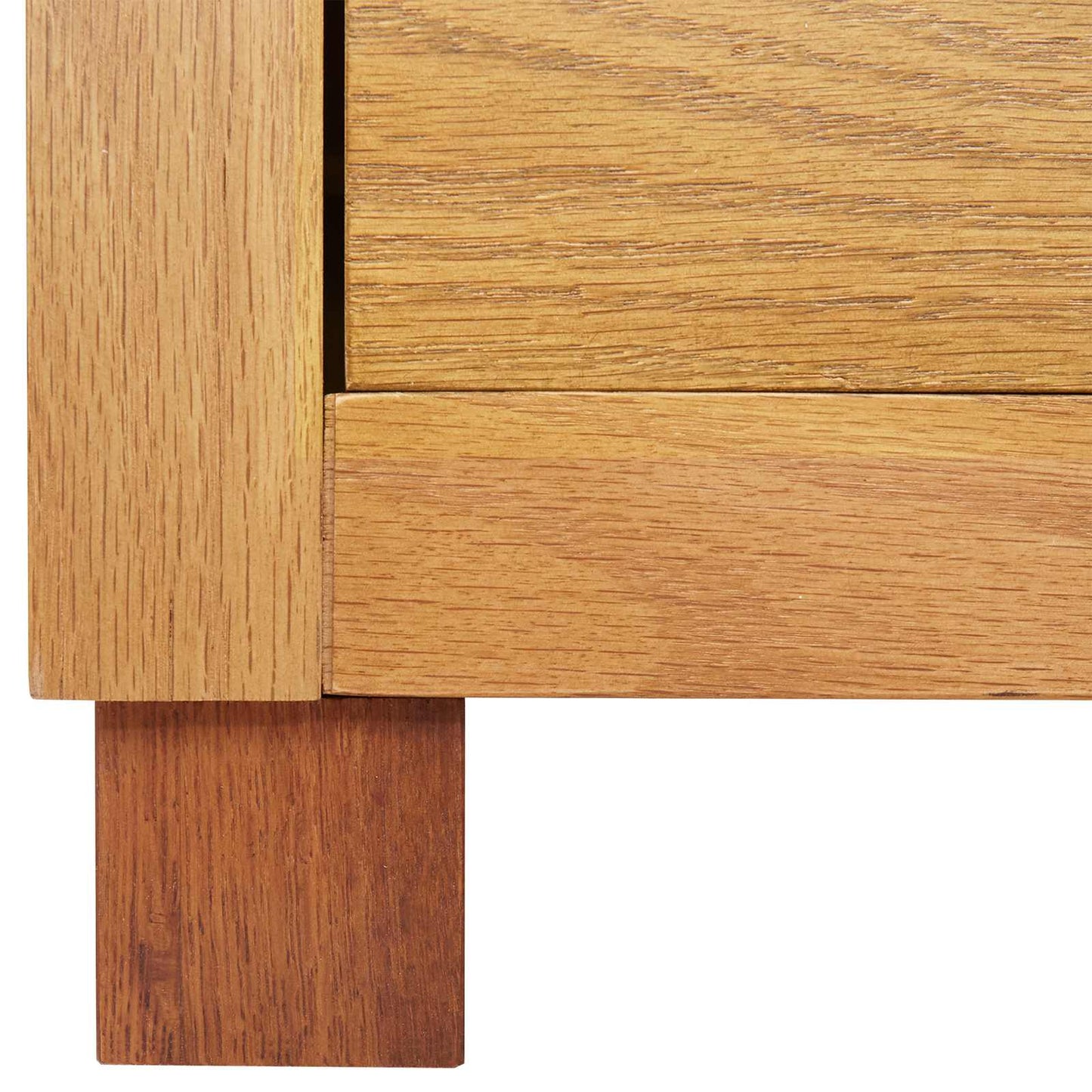 Schrank mit Schubladen mit Speicher Braun Holzwerkstoff