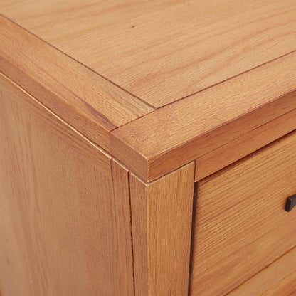 Schrank mit Schubladen mit Speicher Braun Holzwerkstoff