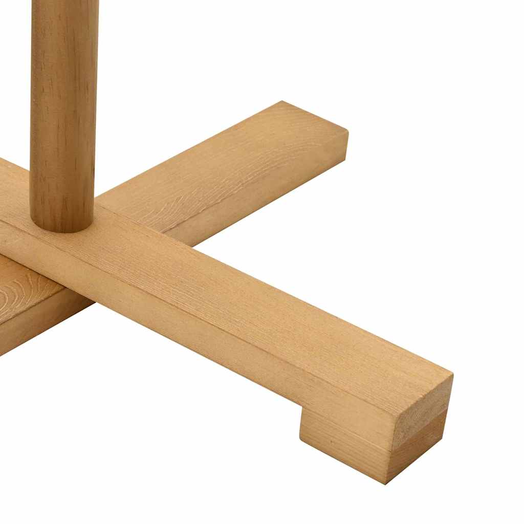 vidaXL Holz Weihnachtsbaum mit Ständer Braun 75 cm Bambus