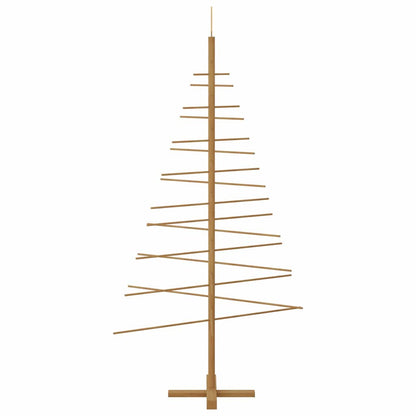 vidaXL Holz Weihnachtsbaum mit Ständer Braun 180 cm Bambus