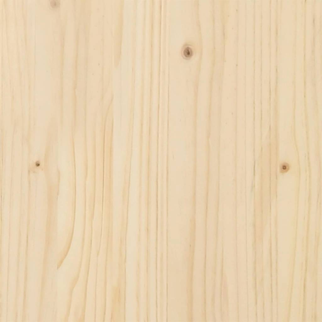 vidaXL Holz Weihnachtsbaum mit Ständer Natur 180 cm Massivholz Kiefer
