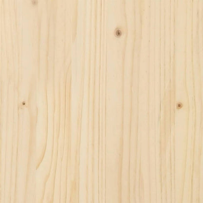 vidaXL Holz Weihnachtsbaum mit Ständer Natur 210 cm Massivholz Kiefer