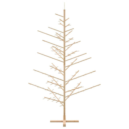vidaXL Holz Weihnachtsbaum mit Ständer Natur 210 cm Massivholz Kiefer