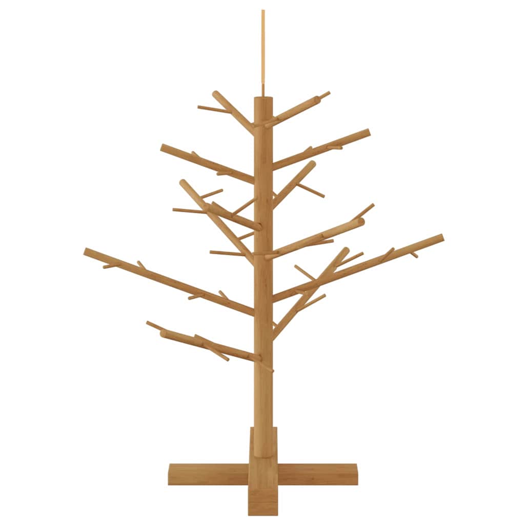 vidaXL Holz Weihnachtsbaum mit Ständer Braun 75 cm Massivholz Kiefer