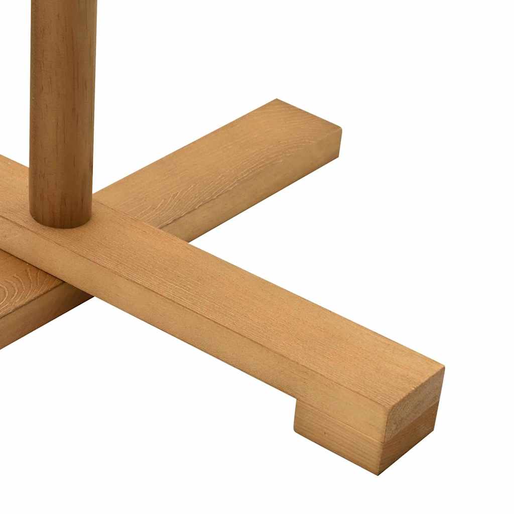 vidaXL Holz Weihnachtsbaum mit Ständer Braun 125 cm Massivholz Kiefer