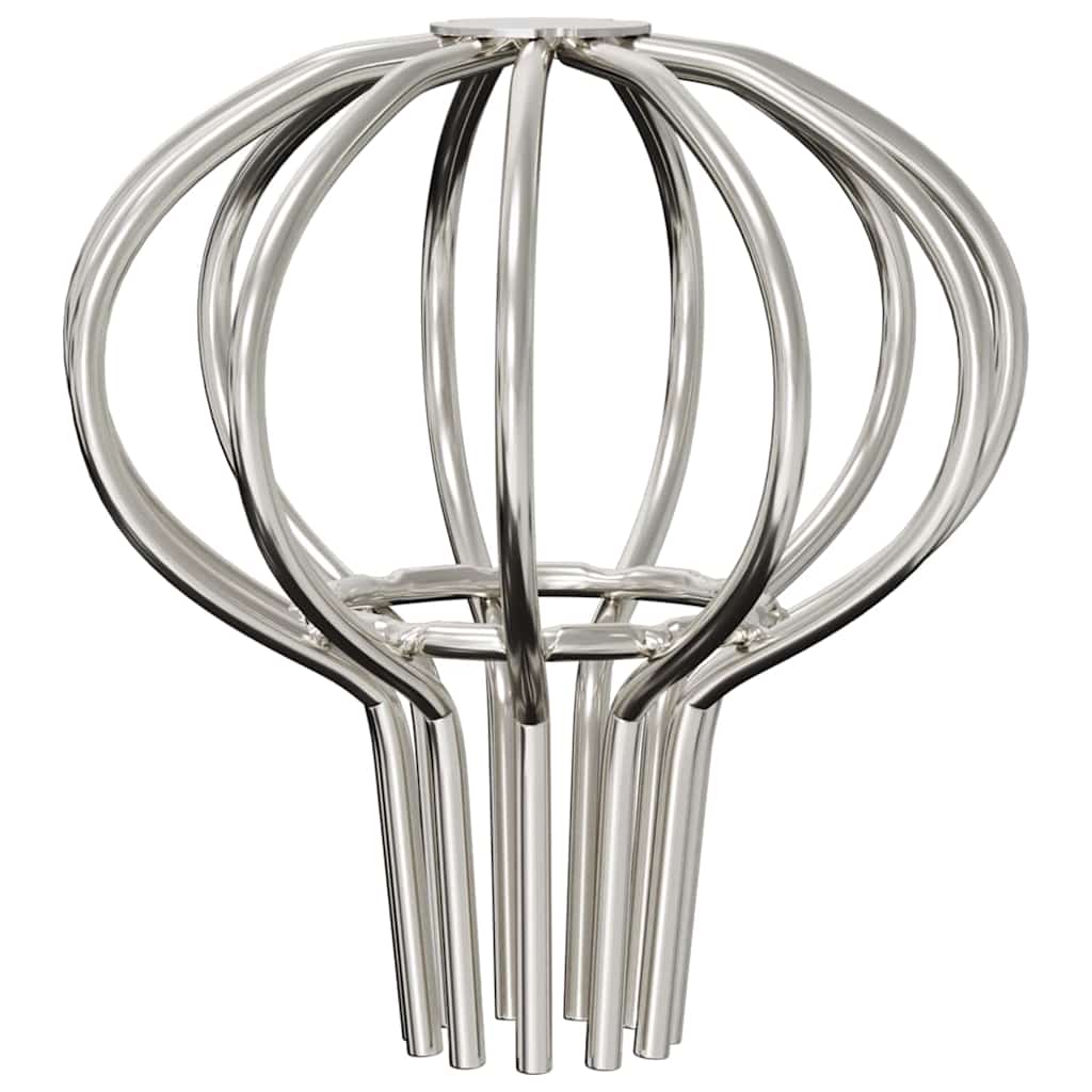 Dachrinnenblattschutz 2 pcs Silber 50 mm Edelstahl