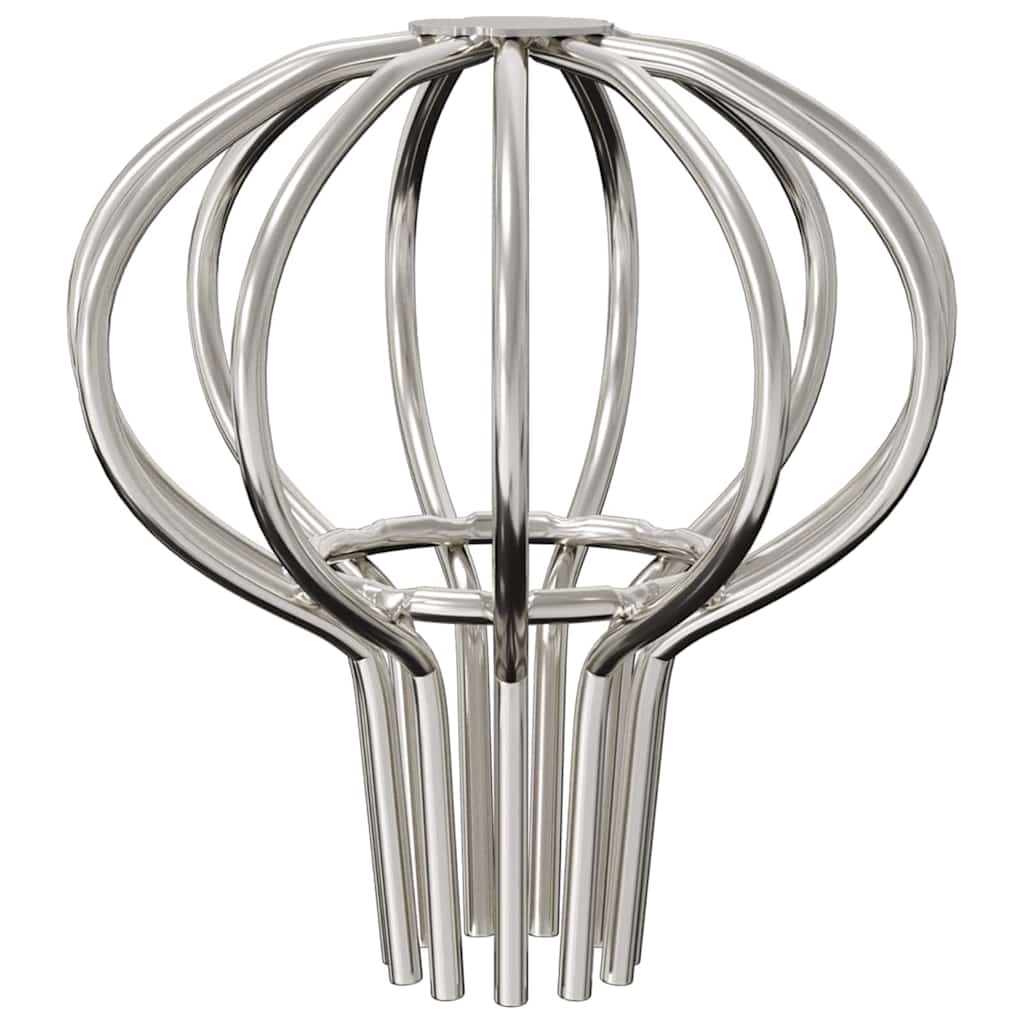 Dachrinnenblattschutz 2 pcs Silber 50 mm Edelstahl