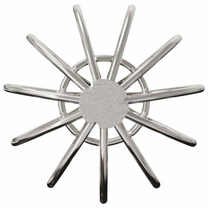 Dachrinnenblattschutz 2 pcs Silber 50 mm Edelstahl