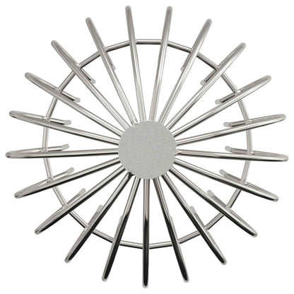 Dachrinnenblattschutz 8 pcs Silber 200 mm Edelstahl