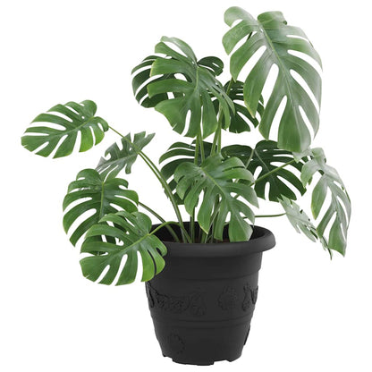 Runder Blumentopf 24 pcs Schwarz Ø 26 x 21,5 cm Kunststoff