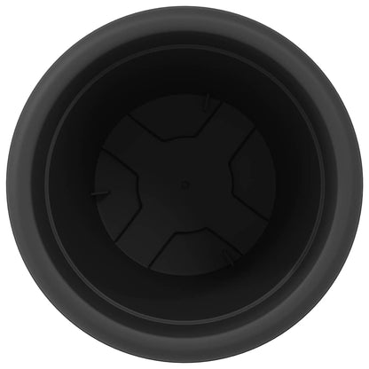 Runder Blumentopf 24 pcs Schwarz Ø 26 x 21,5 cm Kunststoff