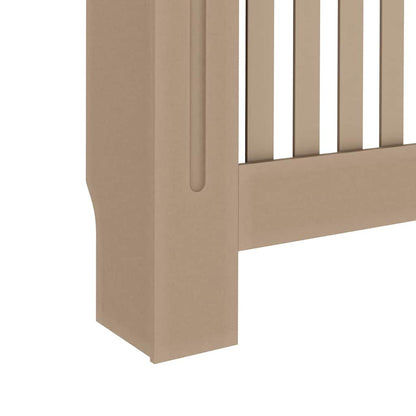 Heizkörperabdeckung 2 pcs Braun 112 x 19 x 81,5 cm