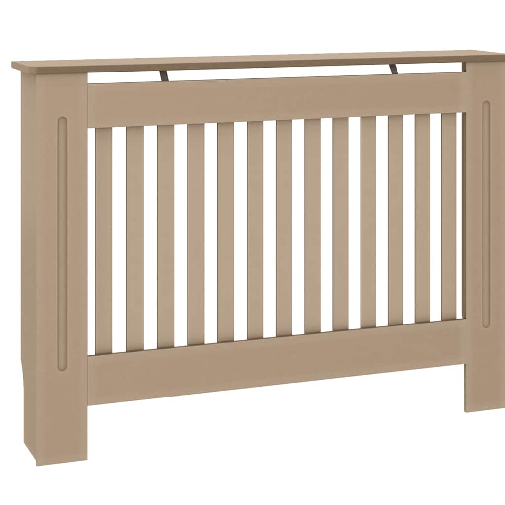 Heizkörperabdeckung 2 pcs Braun 112 x 19 x 81,5 cm