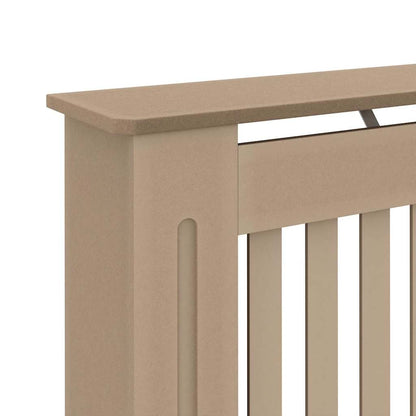 Heizkörperabdeckung 2 pcs Braun 152 x 19 x 81,5 cm