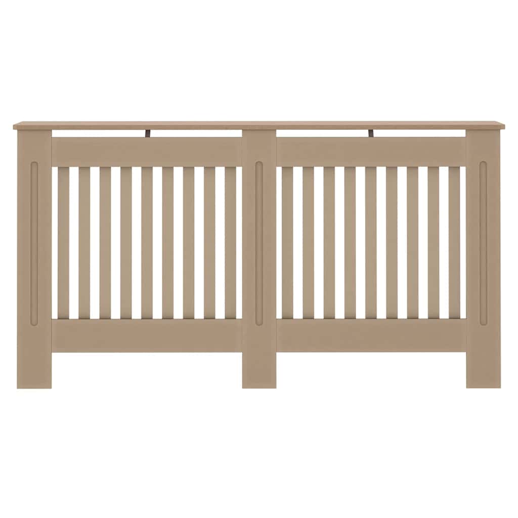 Heizkörperabdeckung 2 pcs Braun 152 x 19 x 81,5 cm