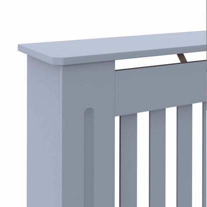 Heizkörperabdeckung 2 pcs Grau 172 x 19 x 81,5 cm Holzwerkstoff