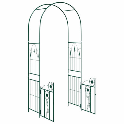 Gartenbogen mit Schloss Grün 102 x 50 x 218 cm