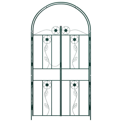 vidaXL Gartenbogen Uni Grün 115 x 37 x 226 cm