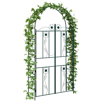 vidaXL Gartenbogen Uni Grün 115 x 37 x 226 cm