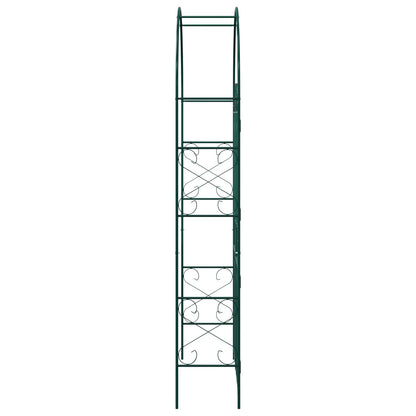 vidaXL Gartenbogen Uni Grün 115 x 37 x 226 cm