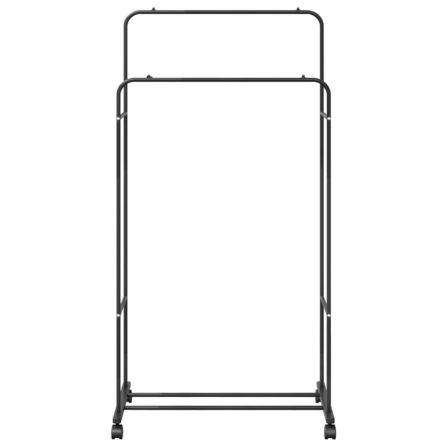 Kleiderständer Uni Schwarz 80 x 53 x 156 cm