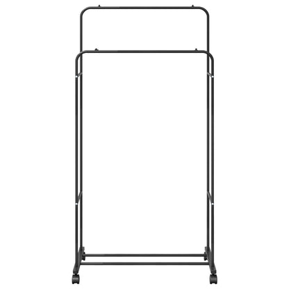 Kleiderständer Uni Schwarz 80 x 53 x 156 cm