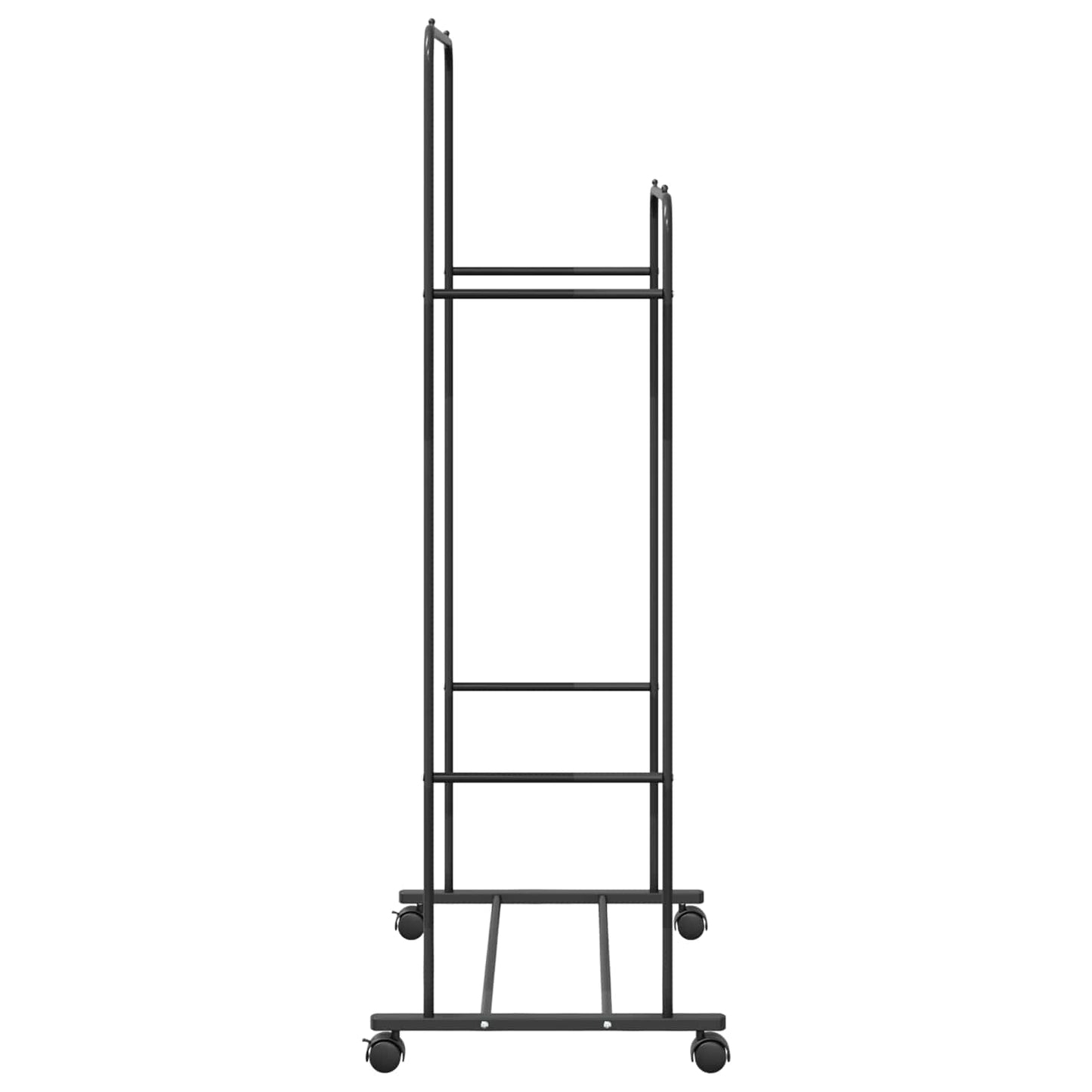 Kleiderständer Uni Schwarz 80 x 53 x 156 cm