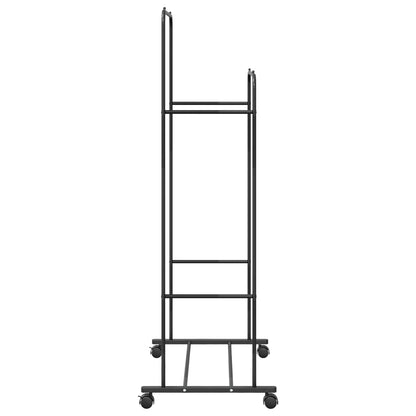 Kleiderständer Uni Schwarz 80 x 53 x 156 cm