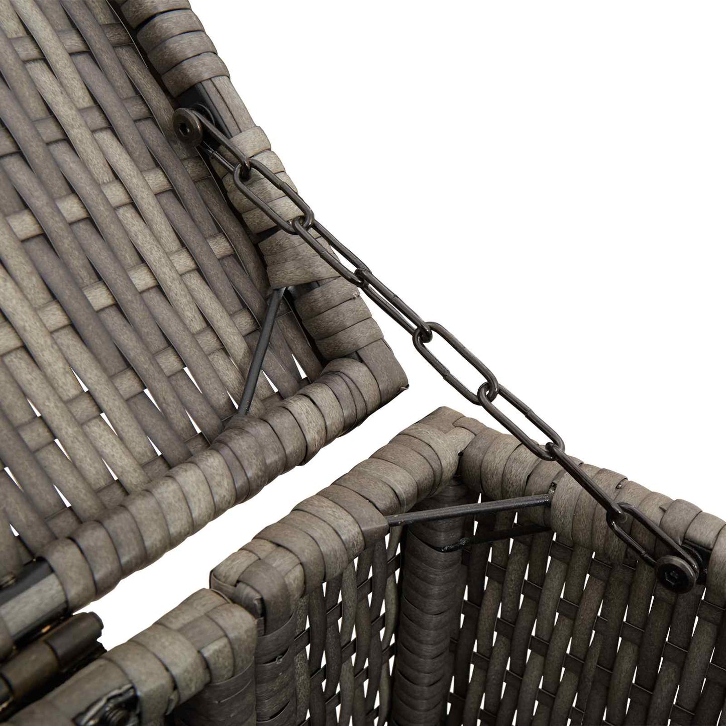 Mülltonnenbox Grau 65 x 80 x 115 cm Polyethylen