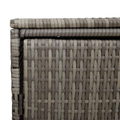 Mülltonnenbox Grau 65 x 80 x 115 cm Polyethylen