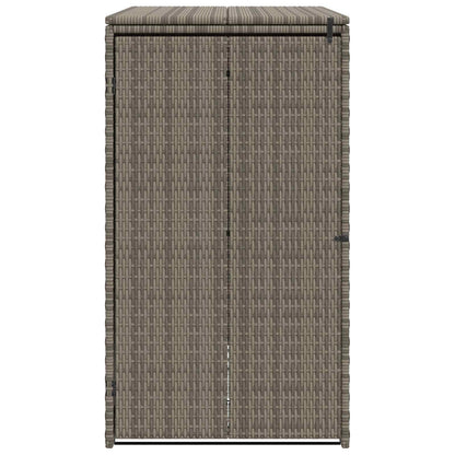 Mülltonnenbox Grau 65 x 80 x 115 cm Polyethylen