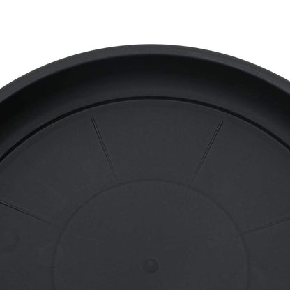 vidaXL Blumentöpfe 24 pcs Schwarz Ø 15 x 12 cm Kunststoff