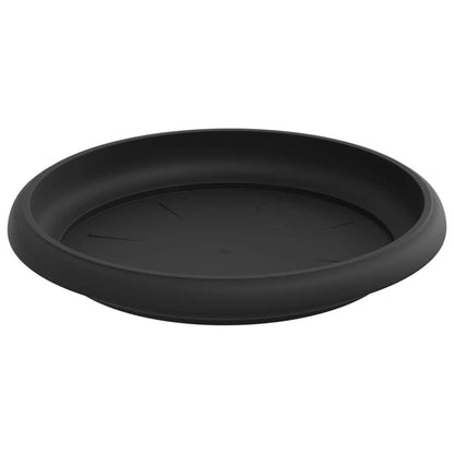 vidaXL Blumentöpfe 24 pcs Schwarz Ø 15 x 12 cm Kunststoff