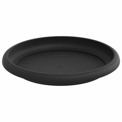 vidaXL Blumentöpfe 24 pcs Schwarz Ø 19 x 16 cm Kunststoff