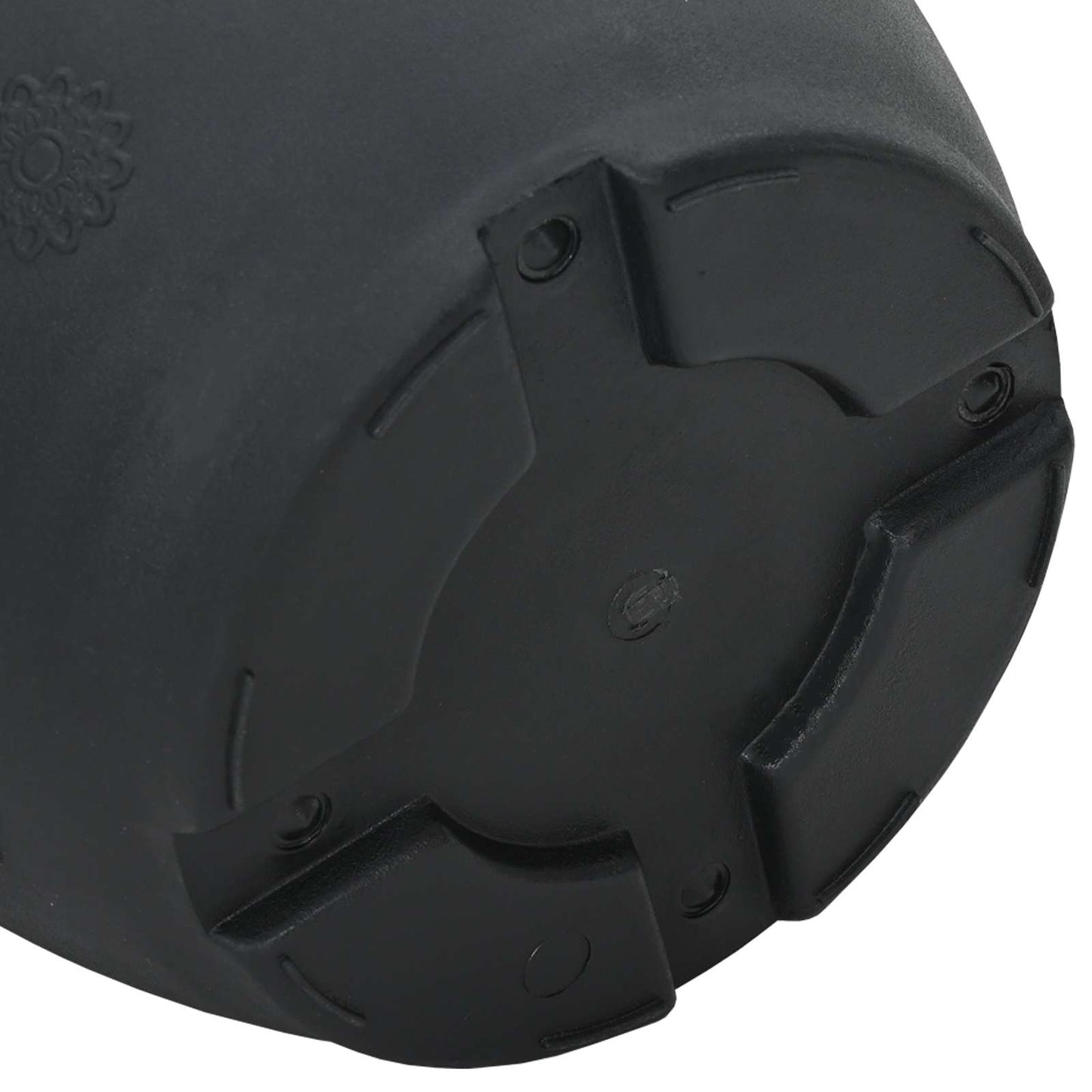 Blumentöpfe 6 pcs Schwarz Ø 26 x 21,5 cm Kunststoff