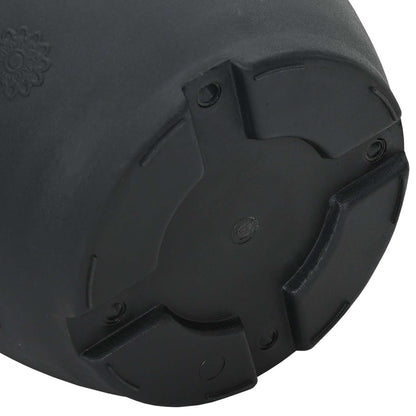 Blumentöpfe 6 pcs Schwarz Ø 26 x 21,5 cm Kunststoff