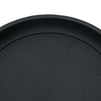 vidaXL Blumentöpfe 24 pcs Schwarz Ø 26 x 21,5 cm Kunststoff