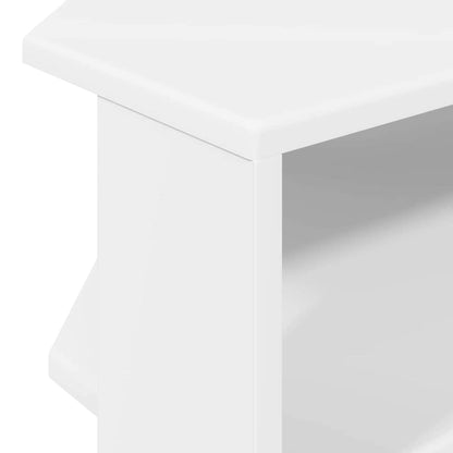 vidaXL EckTVSchrank Weiß 102x40,5x45cm Holzwerkstoff