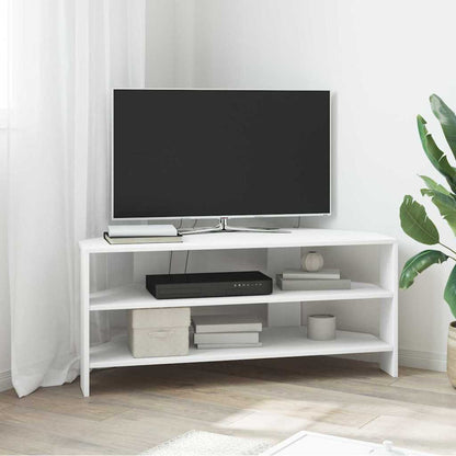 vidaXL EckTVSchrank Weiß 102x40,5x45cm Holzwerkstoff