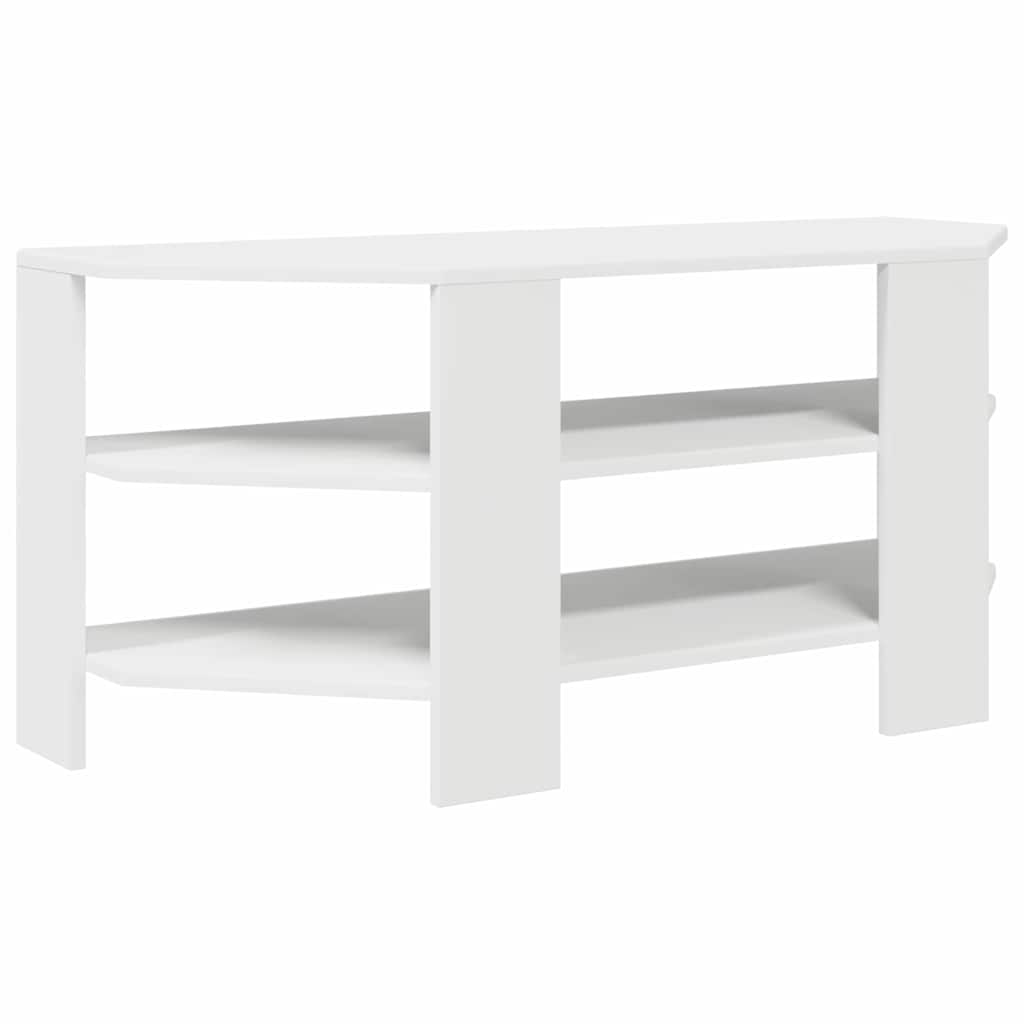 vidaXL EckTVSchrank Weiß 102x40,5x45cm Holzwerkstoff