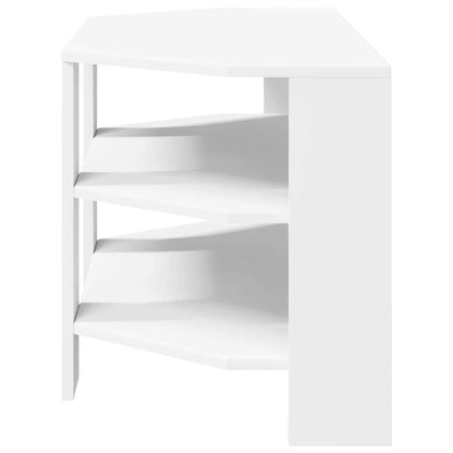 vidaXL EckTVSchrank Weiß 102x40,5x45cm Holzwerkstoff