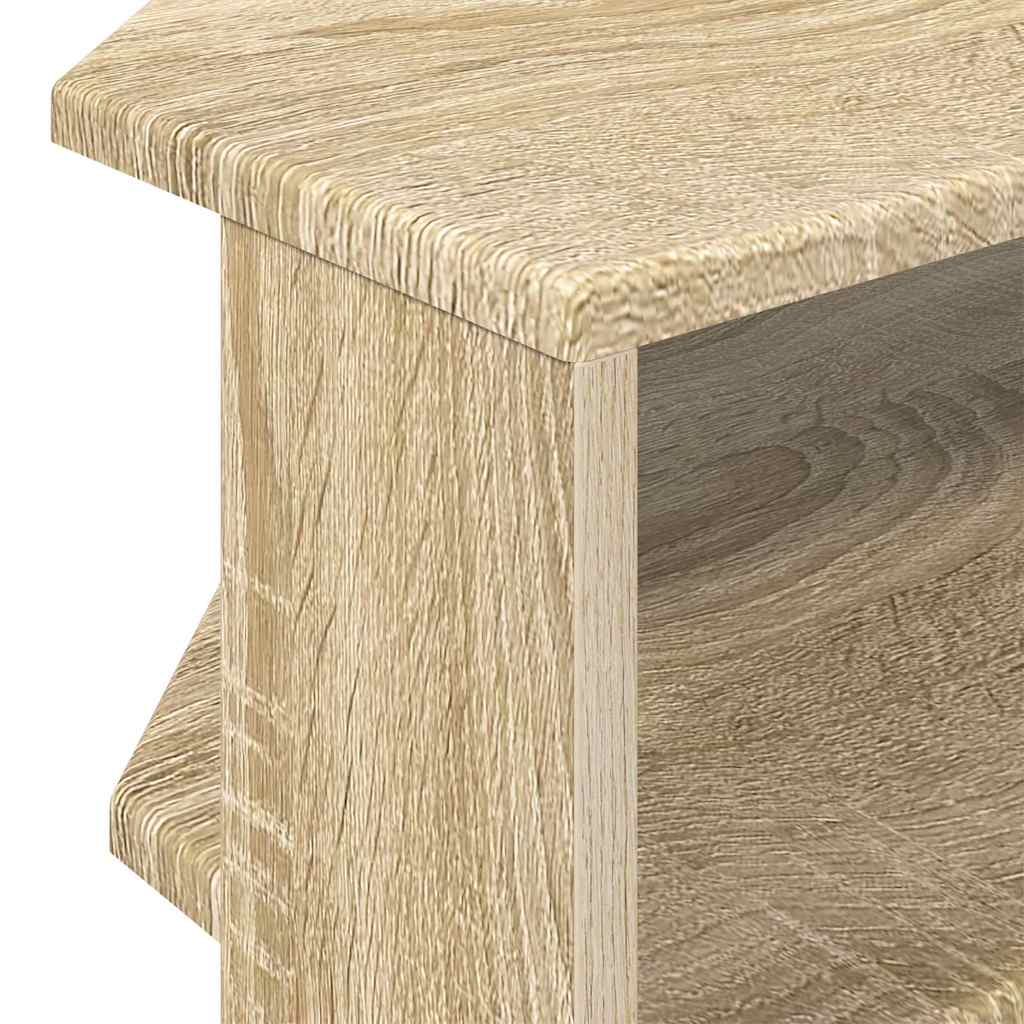 vidaXL EckTVSchrank Sonoma-Eiche 102x40,5x45cm Holzwerkstoff