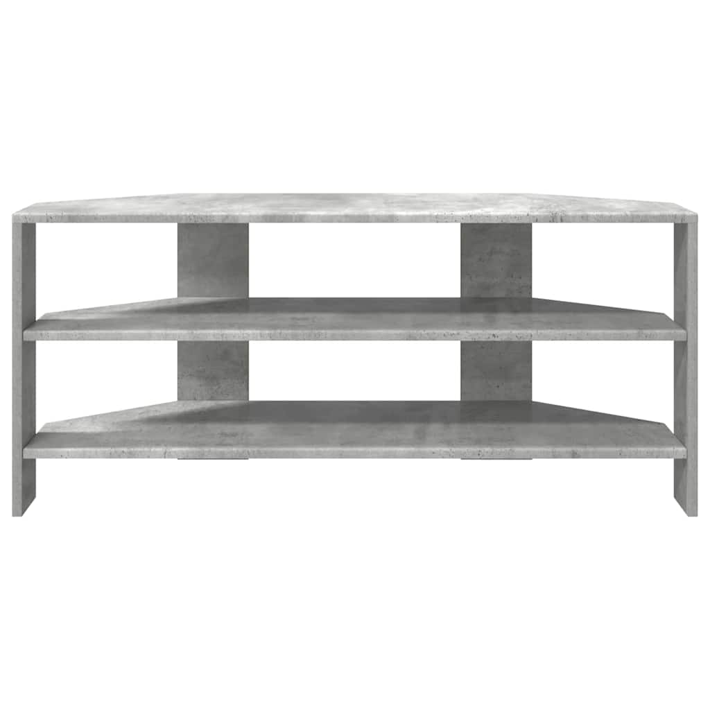 vidaXL EckTVSchrank Beton Grau 102x40,5x45cm Holzwerkstoff