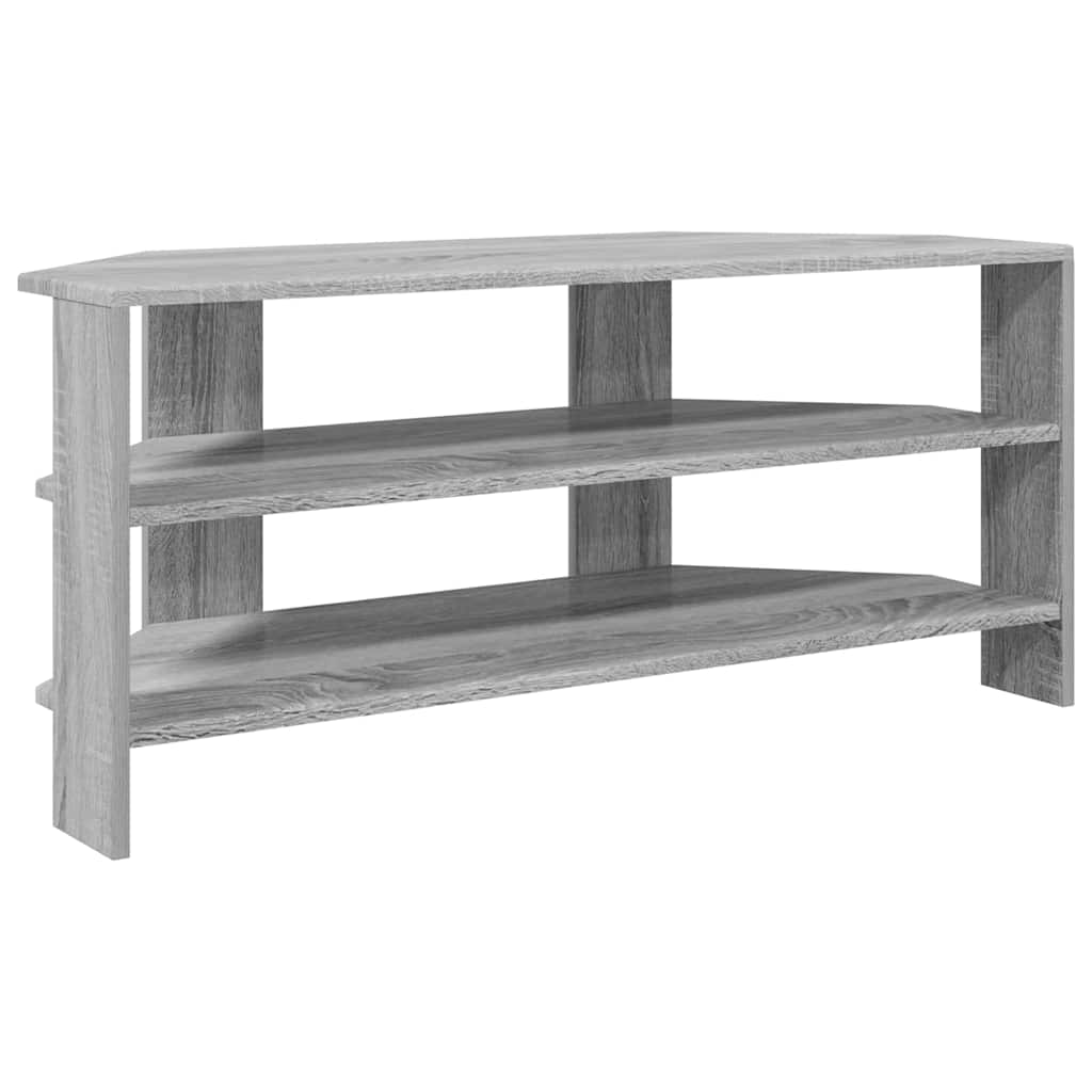 vidaXL EckTVSchrank Graues Sonoma 102x40,5x45cm Holzwerkstoff